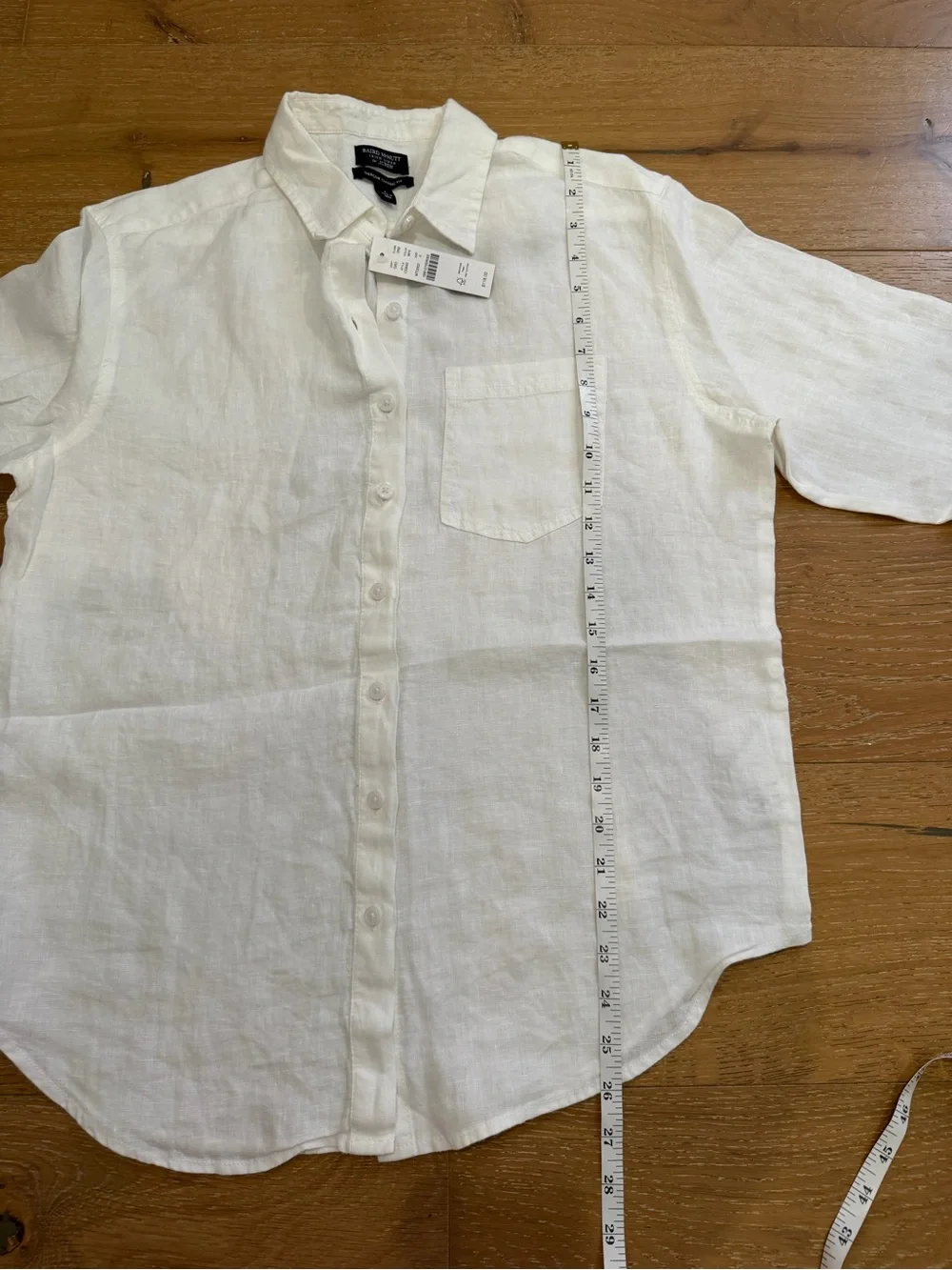 J. Crew Garçon classic button-up shirt in Baird McNutt Irish linen - size 4